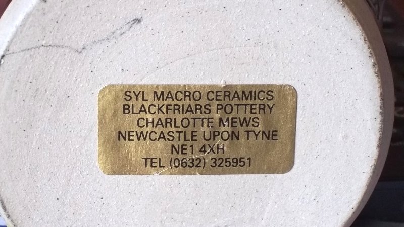 Syl & Ray Macro, Alston Pottery, Blackfriars Pottery, Gallery 1611, Cumbria 100_3839