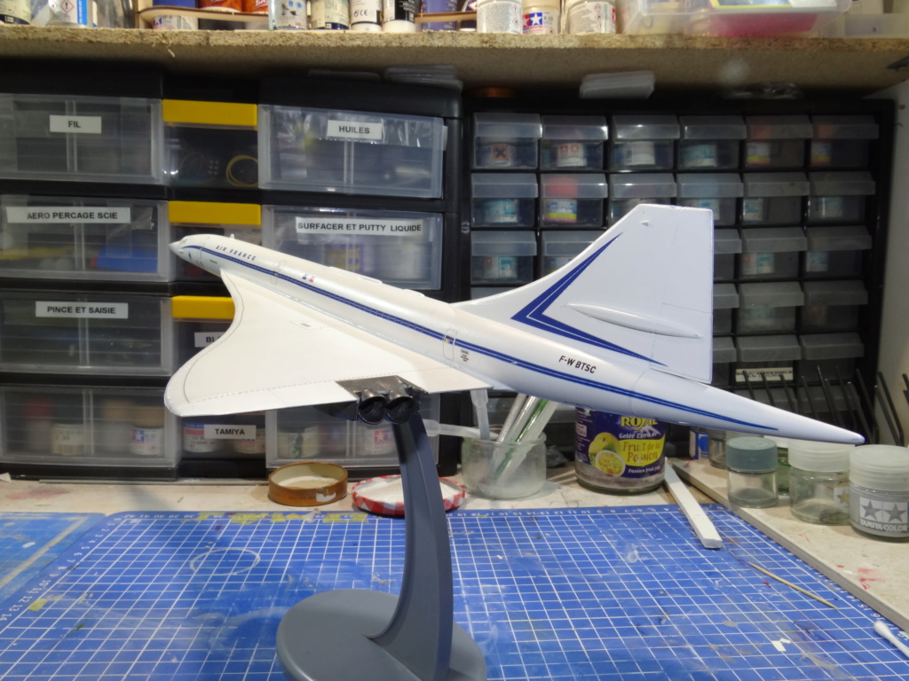 SUD AVIATION - BRITISH AIRCRAFT CORPORATION CONCORDE Cie AIR FRANCE 1/125ème Réf 850 Concor10