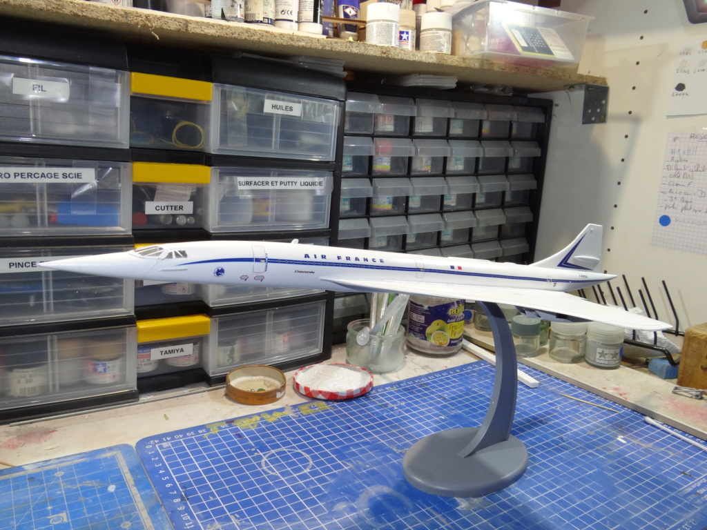 SUD AVIATION - BRITISH AIRCRAFT CORPORATION  CONCORDE Cie AIR FRANCE 1/125ème Réf 850 Concor11