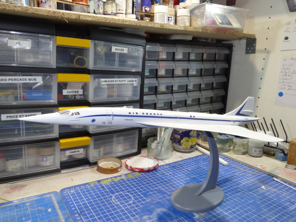 SUD AVIATION - BRITISH AIRCRAFT CORPORATION CONCORDE Cie AIR FRANCE 1/125ème Réf 850 Concor12
