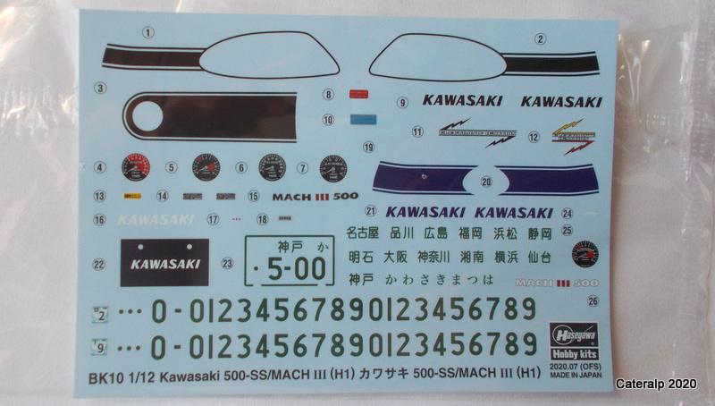 500 kawa hasegawa - [HASEGAWA] KAWASAKI 500 Mach III 1/12ème Ré BK10 500_ma16