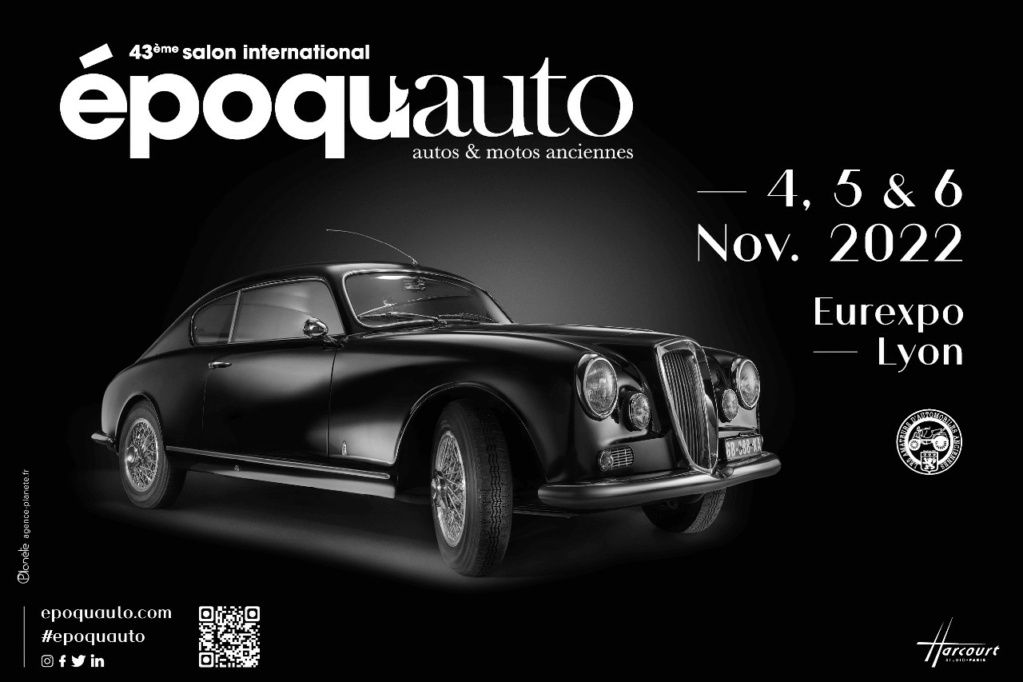 LYON (69 RHÔNE) Salon Epoqu auto à LYON EUREXPO les 4,5 et 6 novembre 2022 ... Affich15