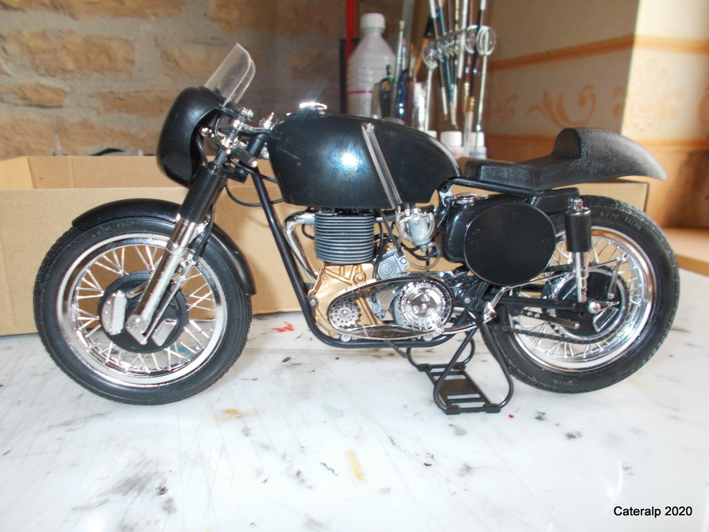 protar - [PROTAR] moto AJS 350 cc 1954 1/9ème Réf 153  Ajs_sa10