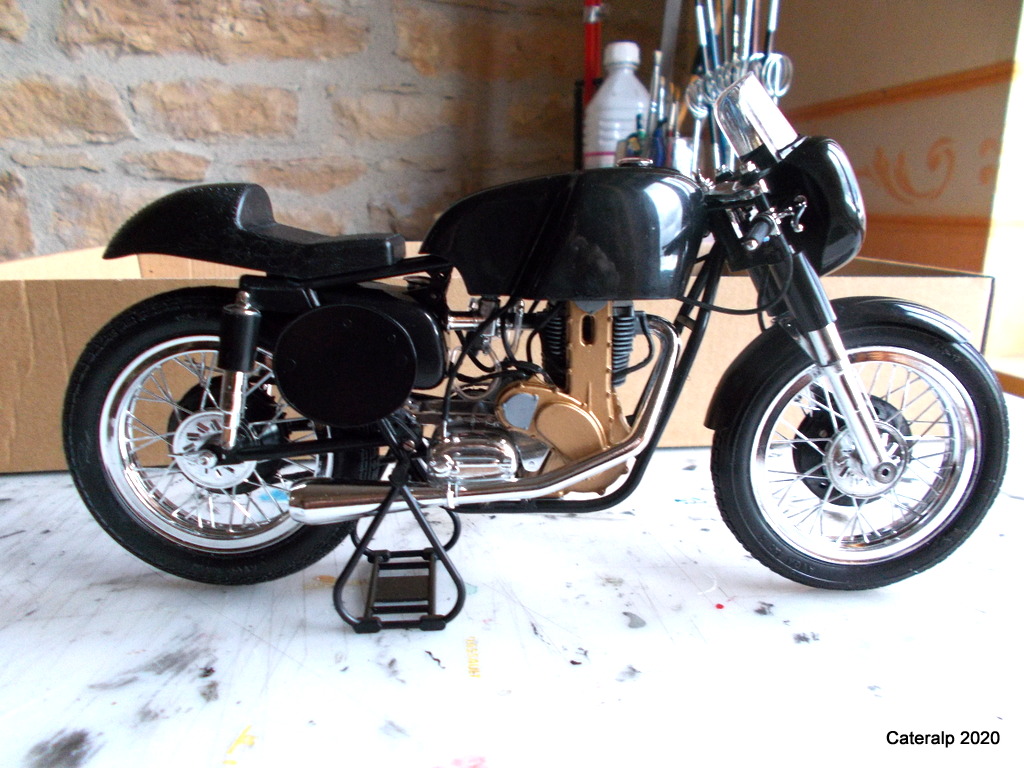 protar - [PROTAR] moto AJS 350 cc 1954 1/9ème Réf 153  Ajs_sa11