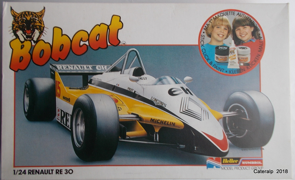 RENAULT RE 30 F1 1/24ème Réf BOBCAT 3282 Bobkir36