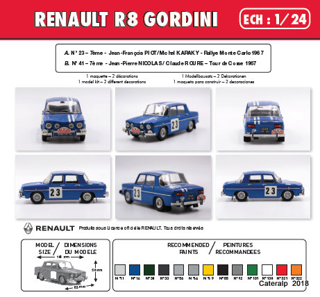 La mythique RENAULT R8 GORDINI de HELLER - Page 2 Captur11