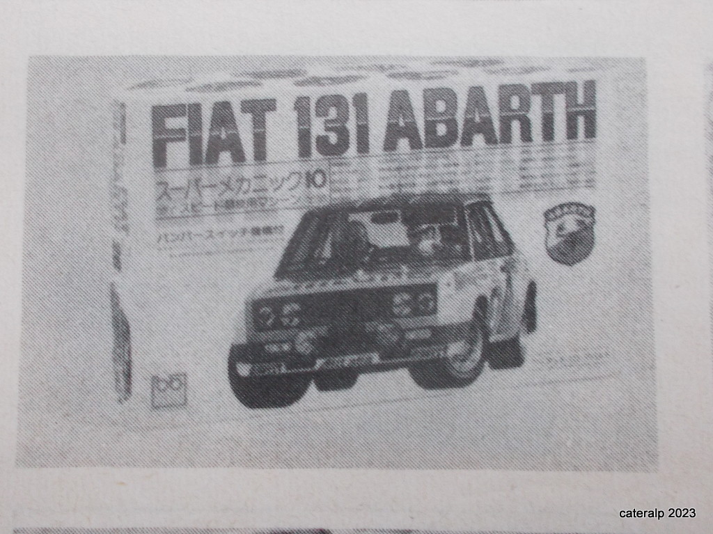 [ITALERI] FIAT 131 ABARTH  ALITALIA Tour de Corse 1978 Réf 3662 Divers16
