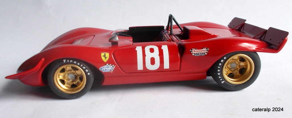 [DDP Models ]   Ferrari 212 E championne d'Europe de la montagne 1969 échelle 1/24  Ferrar50