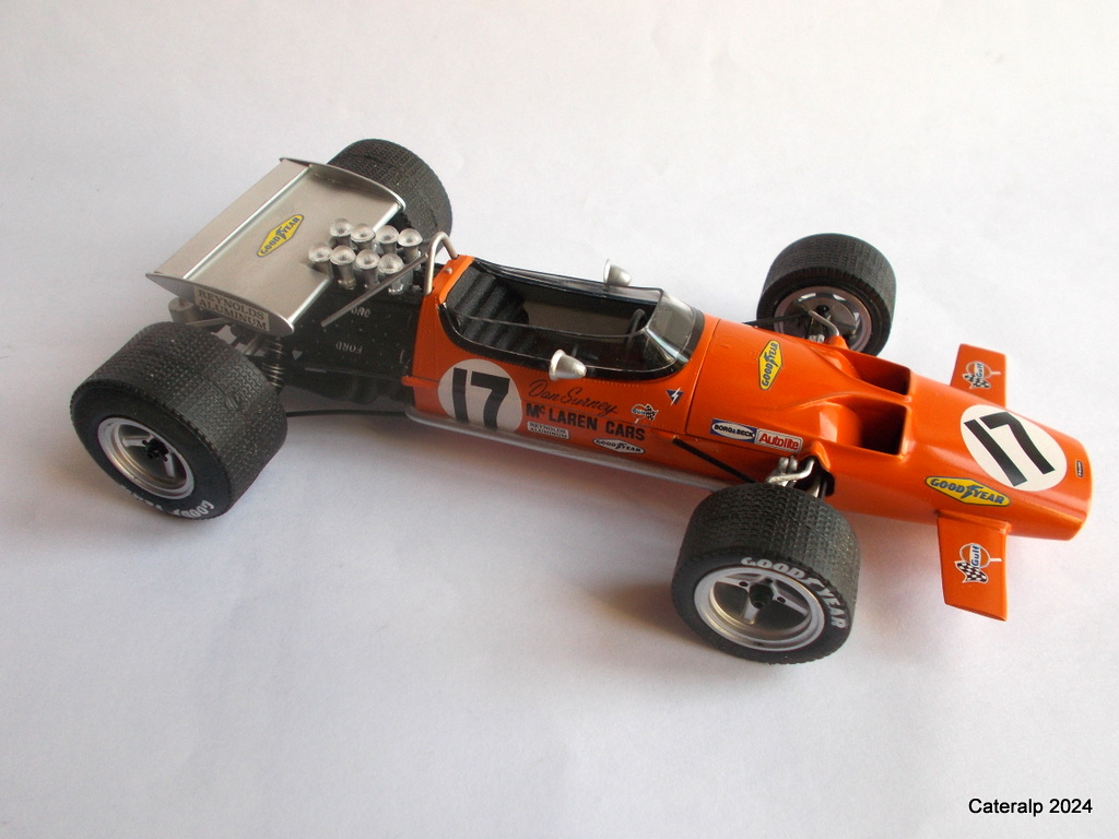  Mc LAREN M14 F1 1970 Dan GURNEY GP de FRANCE 1970 base HELLER M7 Réf 80753 - Page 5 Mc_la122