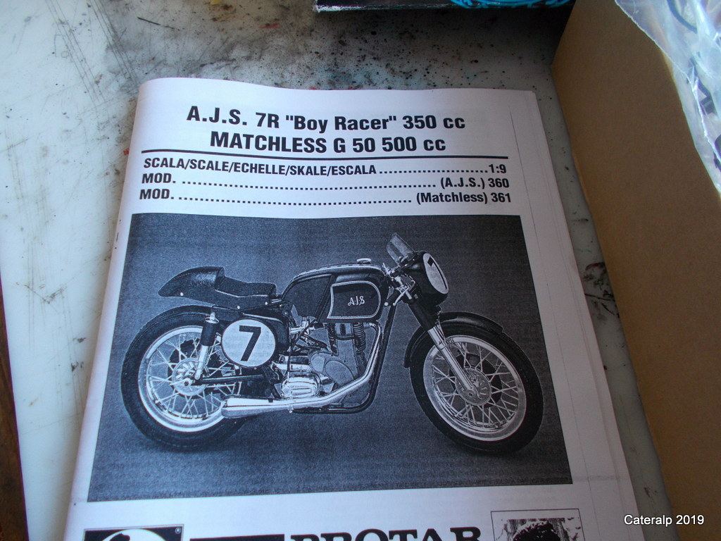 [PROTAR] moto AJS 350 cc 1954 1/9ème Réf 153  Protar17