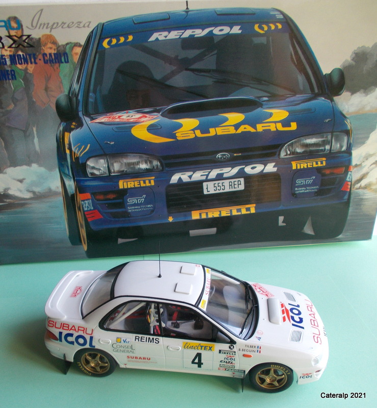 subaru - [HASEGAWA] SUBARU WRX  Rallye Monte CARLO 1996 Bernard BEGUIN Réf 25068 Subaru19