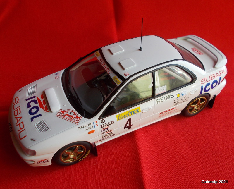 [HASEGAWA] SUBARU WRX  Rallye Monte CARLO 1996 Bernard BEGUIN Réf 25068 Subaru23