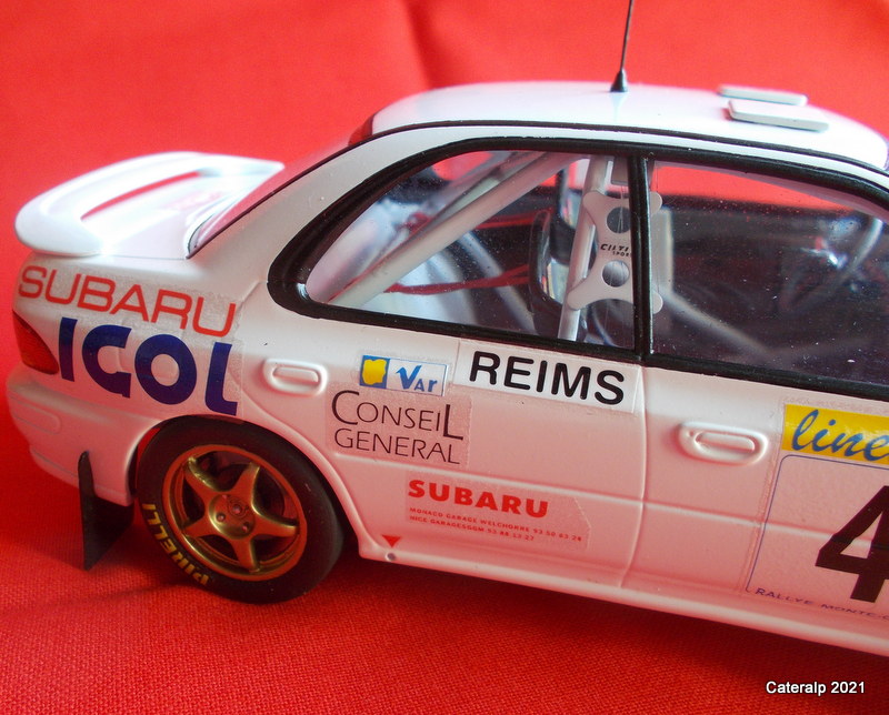 subaru - [HASEGAWA] SUBARU WRX  Rallye Monte CARLO 1996 Bernard BEGUIN Réf 25068 Subaru27