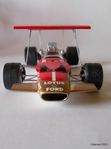 Ancienne maquette de voiture F1, Lotus 49, Heller, L756, vintage