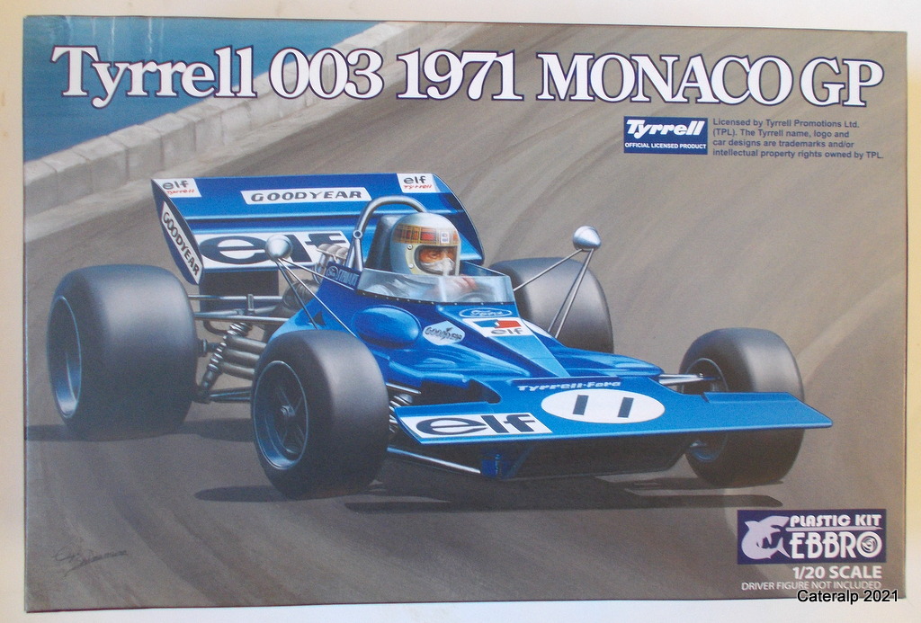* 1/20 Tyrrell 002 et 003 GP saison 1971 EBBRO Tyrrel53