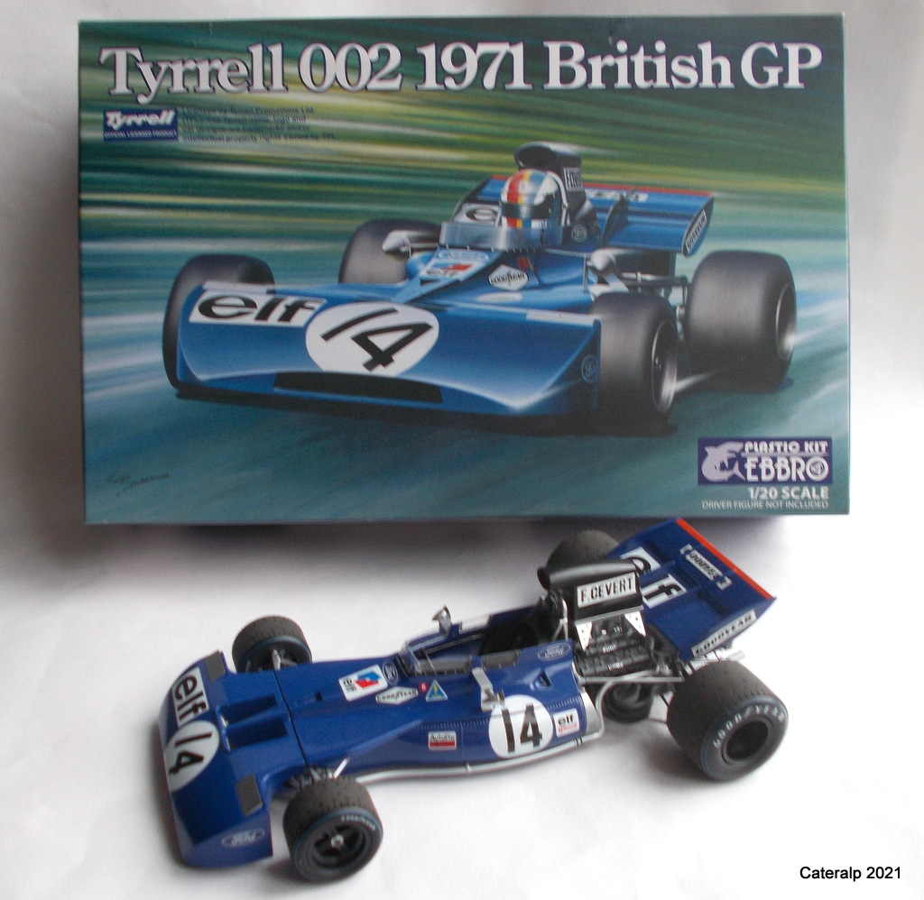 * 1/20 Tyrrell 002 et 003 GP saison 1971 EBBRO Tyrrel62