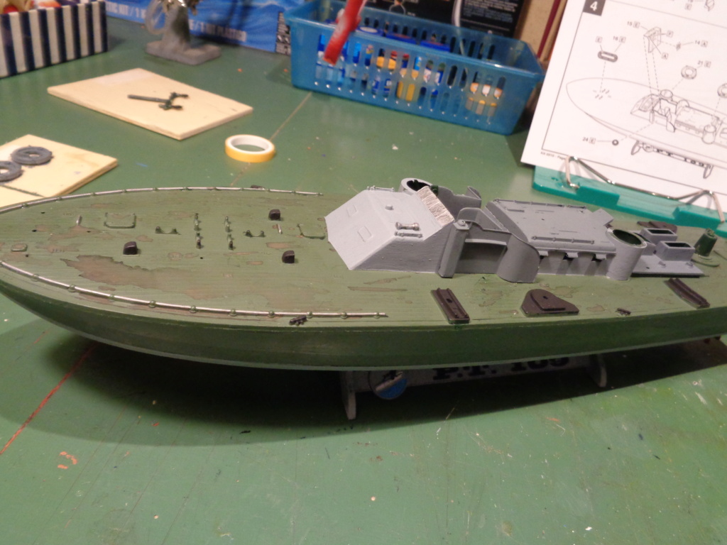Patrouillenboot PT-109 in 1:72, Revell, gebaut von Maat Tom Dsc06589