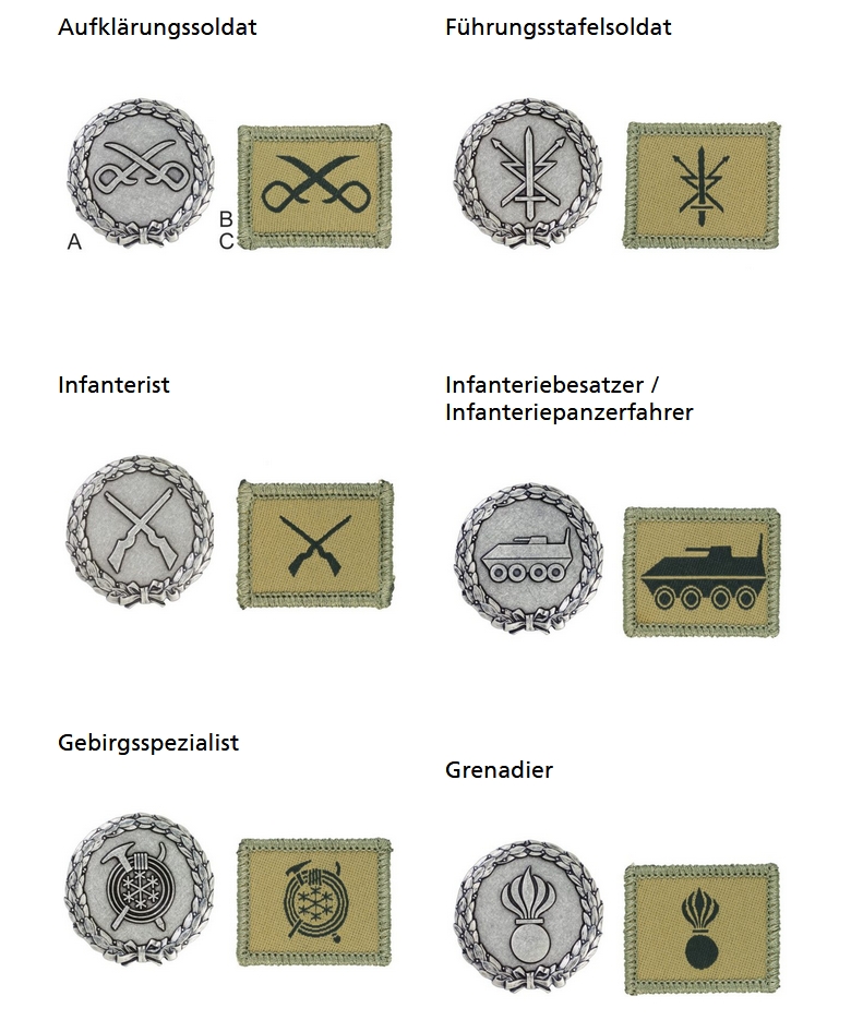 Ranks, badges, patches, epaulets of the Swiss Armed Forces 0112