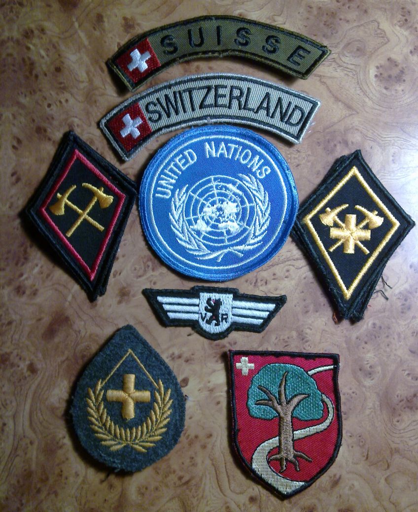 Presenting Swiss patches from collection Swiss-10