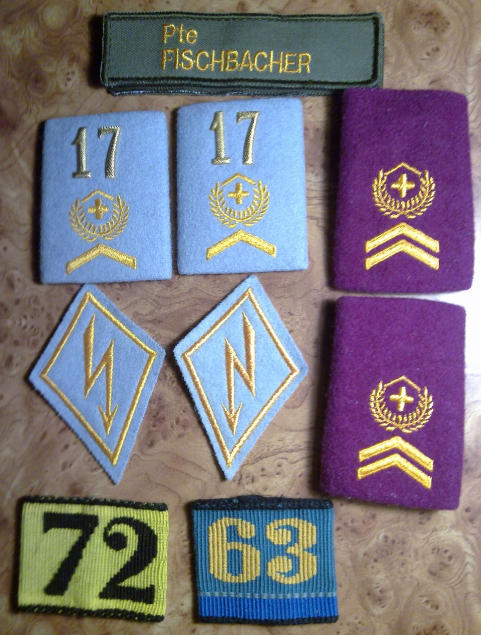 Presenting Swiss patches from collection Swiss-16