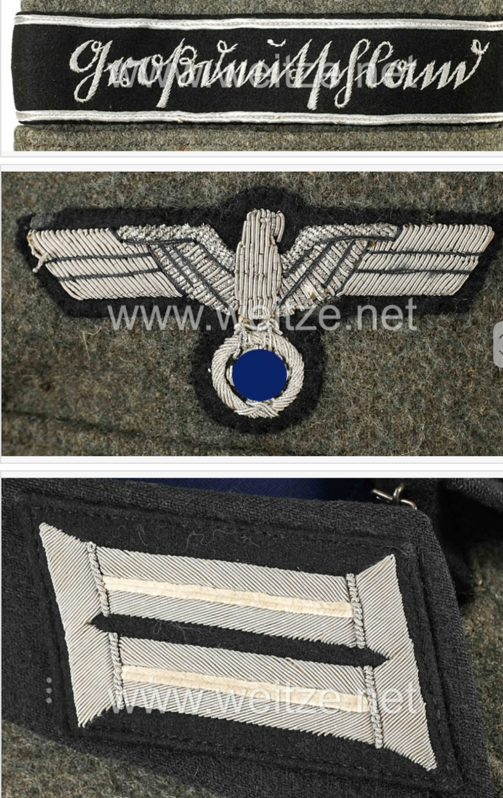 Vareuse felbuse officier Grossdeutchland Wehrmacht  20181210