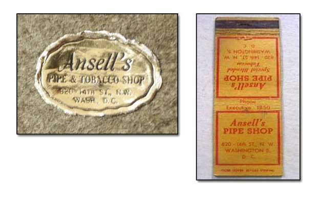 ANSELL´S PIPE AND TOBACCO SHOP - WASH. D.C. Ansell10