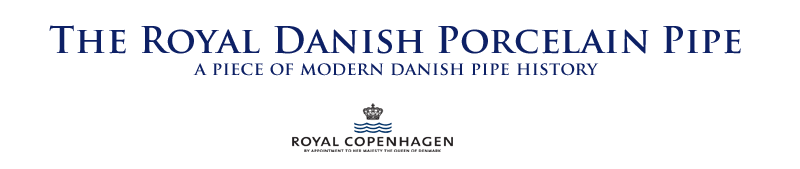 ROYAL DANISH PORCELAIN PIPE Oversk10