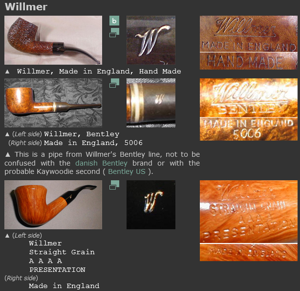 WILLMER PIPES Scre1590