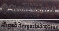 BRIARCRAFT PIPE COMPANY - AIRO - ARCADIAN - BRIARMEER - CAVALCADE - HALLMARK - L.L. BEAN - SMOKEMASTER - STERLING HALL - WIMBLEDON - RICHARD KLIETHERMES Smokem19