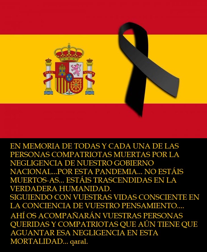 EN MEMORIA DE NUESTRAS VÍCTIMAS COMPATRIOTAS POR LA PANDEMIA 2020.... Dl729911