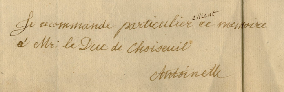 Autographe inédit de Marie-Antoinette Sans_t10