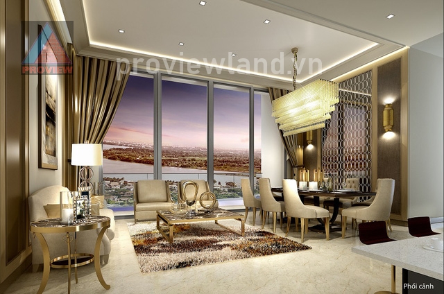 The Nassim Thảo Điền bán căn hộ có DT 133m2 gồm 3 phòng ngủ view đẹp Nassim10