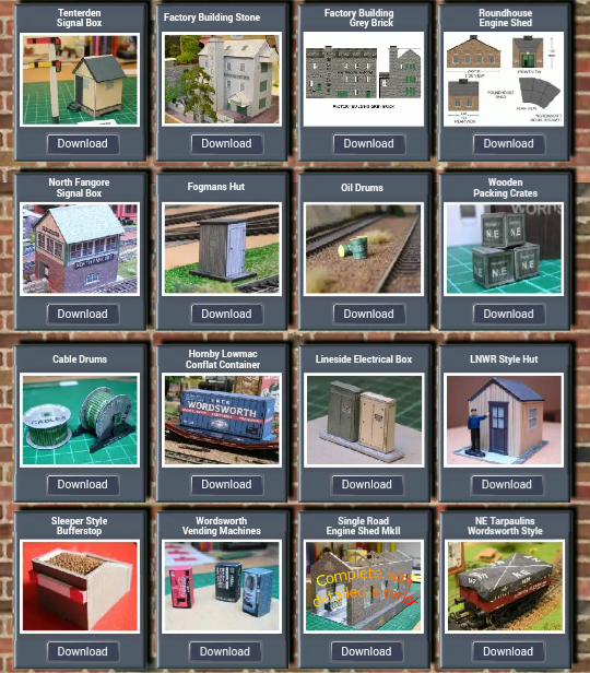 Free Railway Cardboard Buildings  Screen17