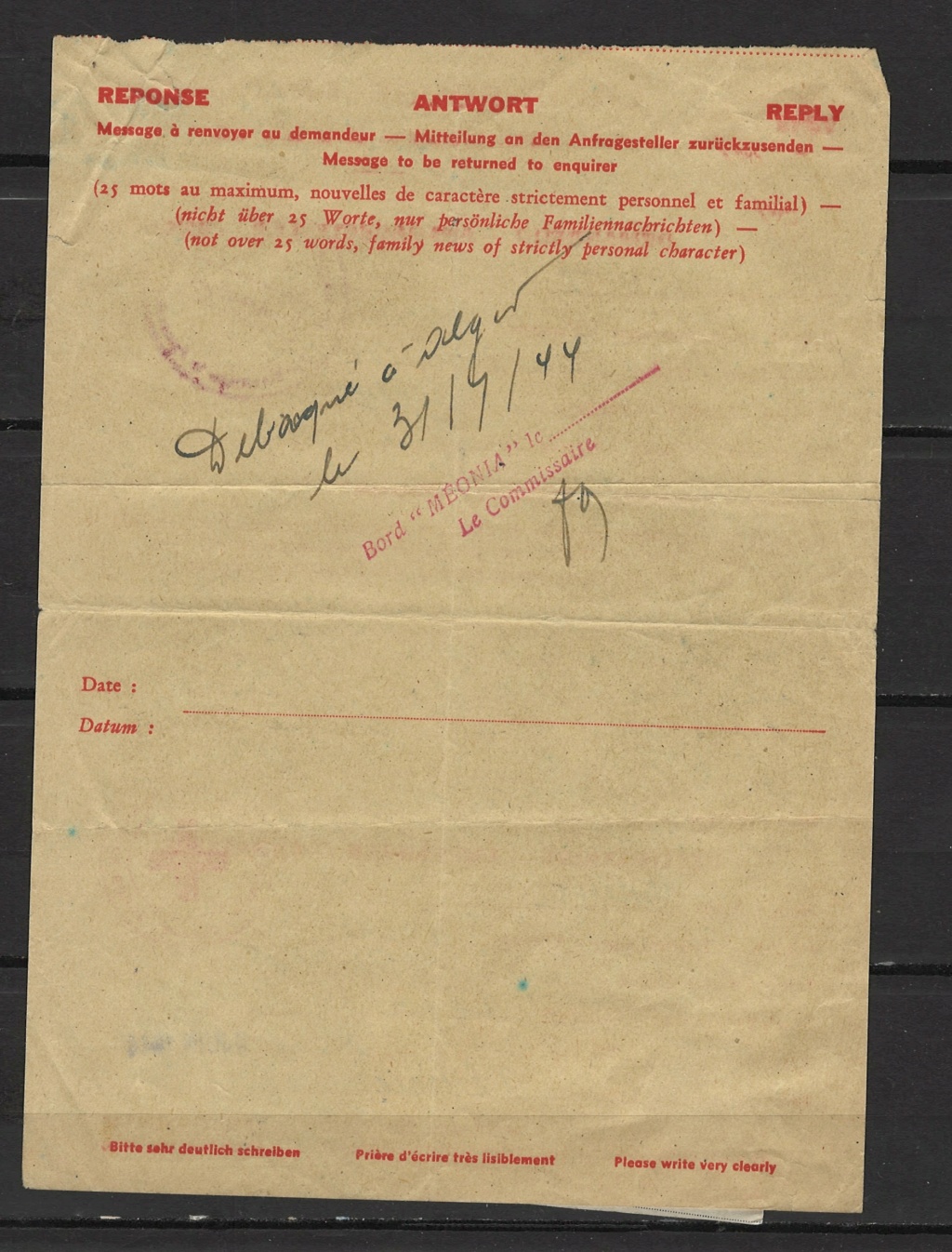 formulaire Croix Rouge 1944 212