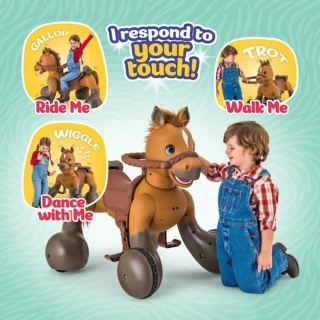 12-Volt Rideamals Scout Pony Interactive Ride-On Toy by Kid Trax Scout_10