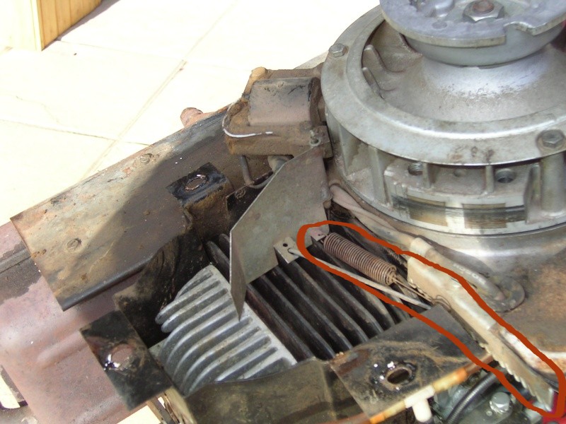 Ressort carburateur pour Moteur T116 T150_m10