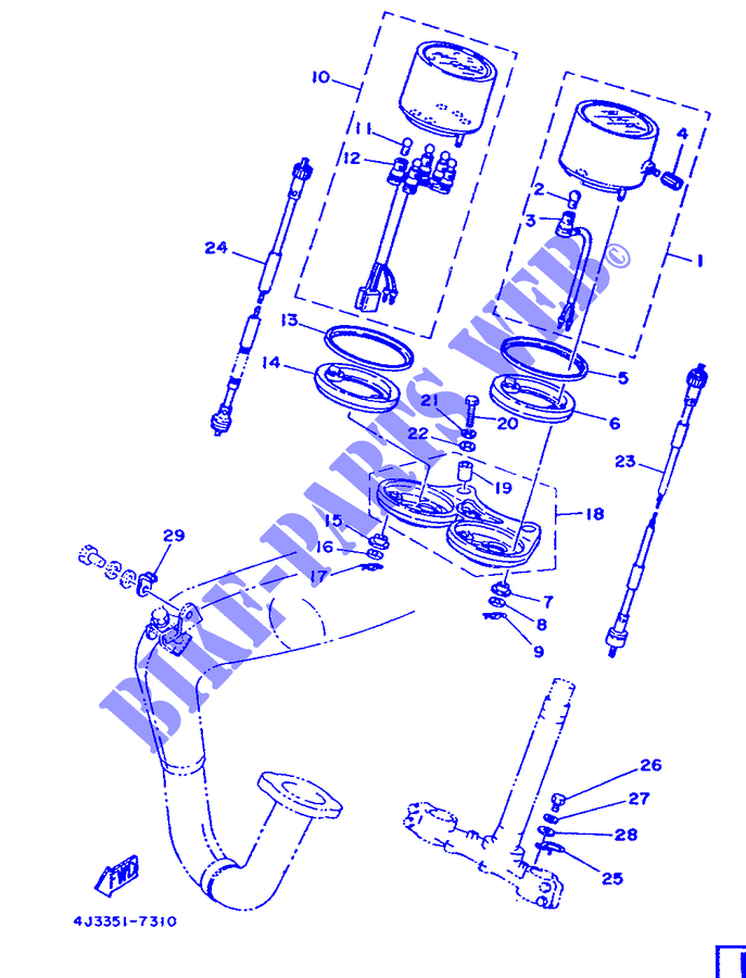 Joint support compteur Dtmx10