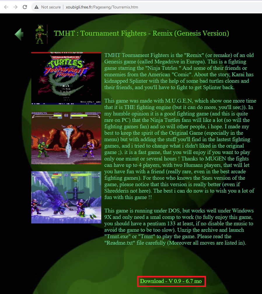 Classic Mugen Games On The Hunt Tourre11