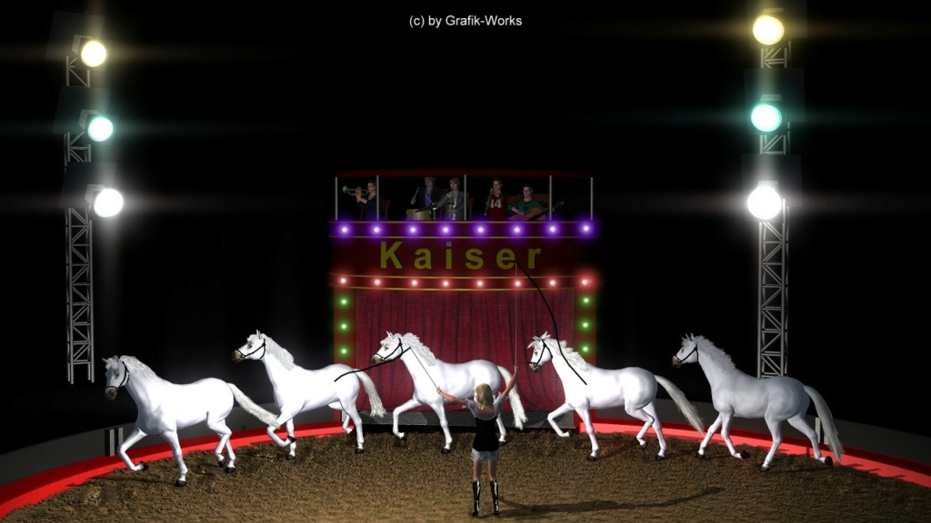  iClone 5: Zirkus mit Pferden. Zirkus10