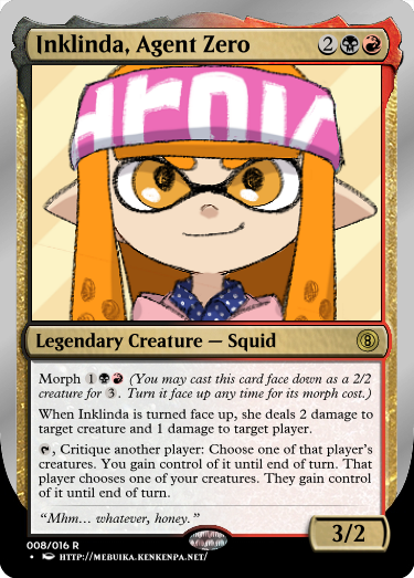 Secret Vault: Heroes of Squidkid Saga - A Silver-Bordered Card Set by The Author 08_ink10