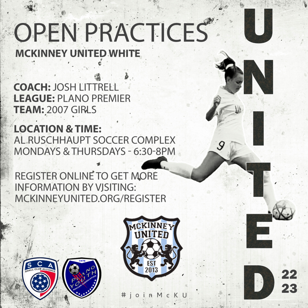 McKinney United 2007G - Looking to Add 2 Players - Low Cost Openpr12