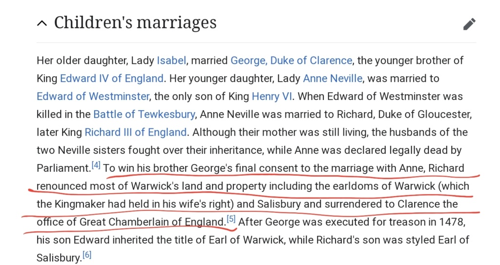 Some evidence to Suggest RIII and Anne neville had a loving relationship unlike Shakesspeare propaganda of a 'tragic wife'. Screen17