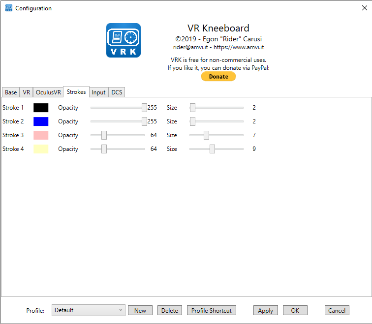 VR et Kneeboard Vrk-410