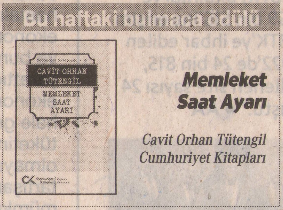 28 Ocak 2024 CUMHURİYET PAZAR BULMACASI SAYI : 1973 - Sayfa 2 Cumhu492