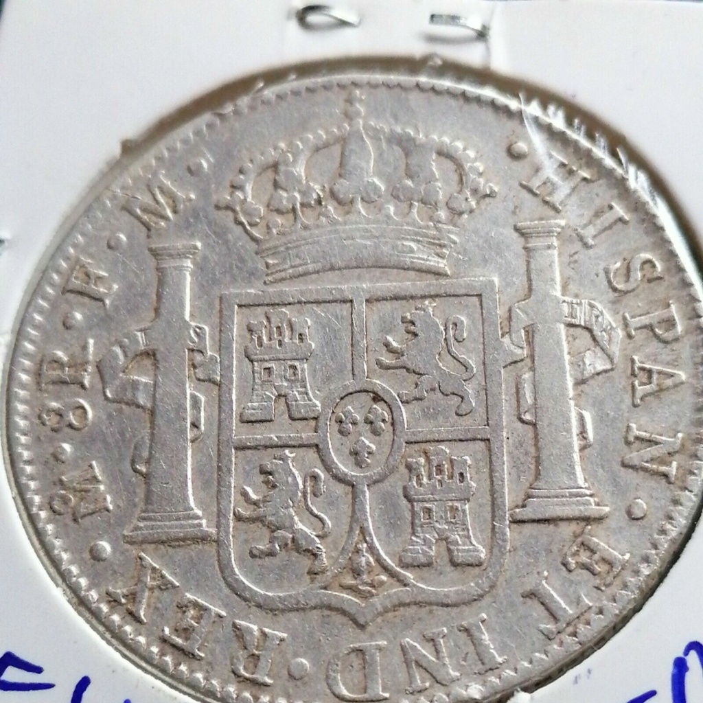 8 escudos Carlos IV efigie Carlos III 1789 S-l16010