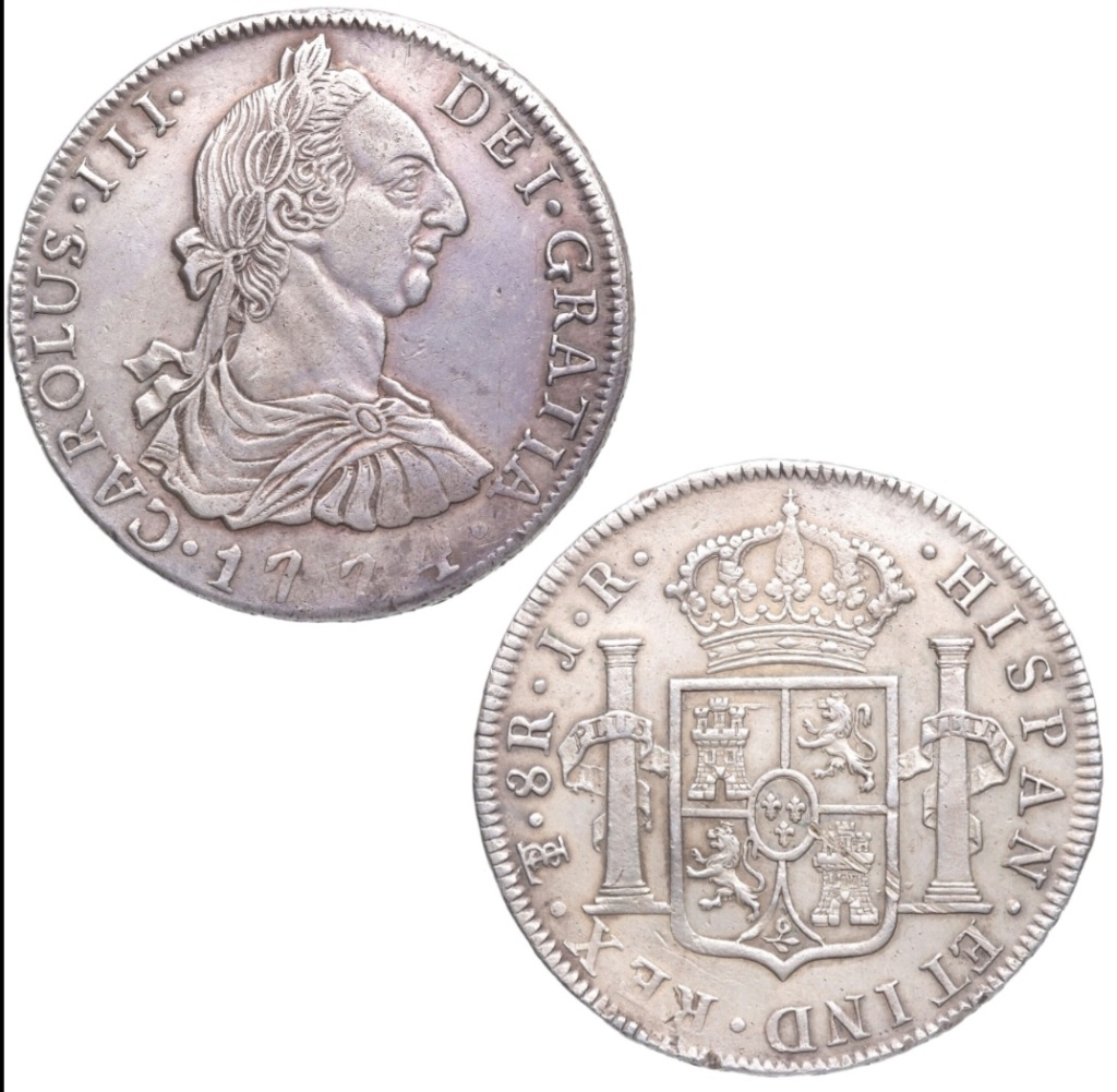 Carlos III 8 reales Potosi 1774 Screen17