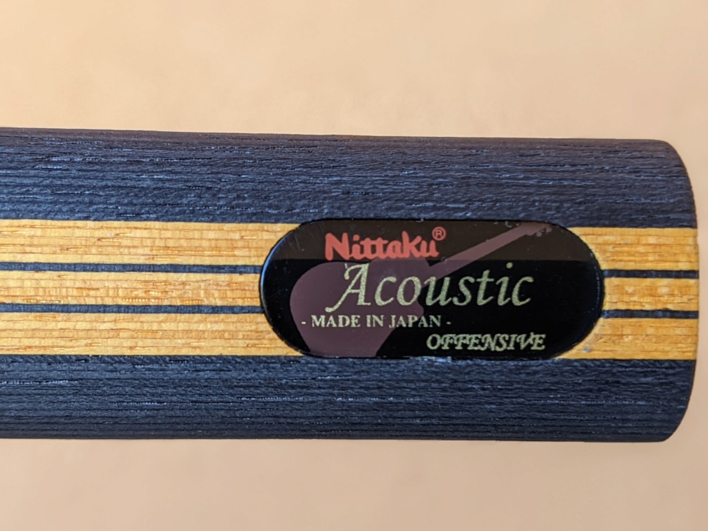 Nittaku Acoustic LG (Large Handle) quasi neuf  Pxl_2029