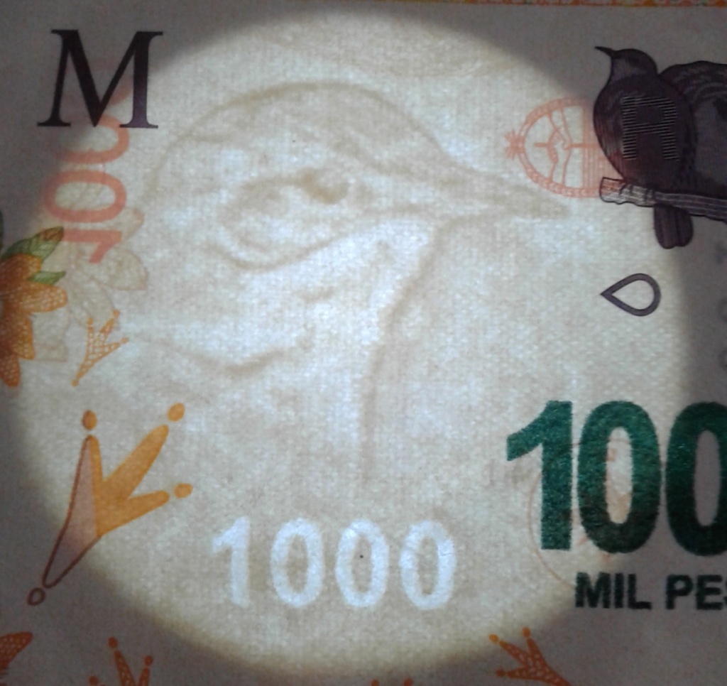 Argentina - Billete 1000 pesos Fabricado por FNMT Filigr10