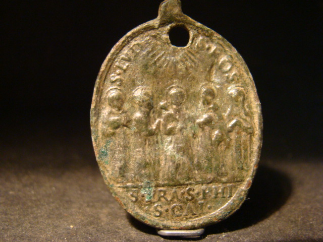 Medalla canonización cinco santos de 1671 / Puerta Santa- S. XVII Dsc06912