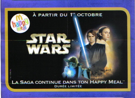 Happy Meal Star Wars mc donald  Star10